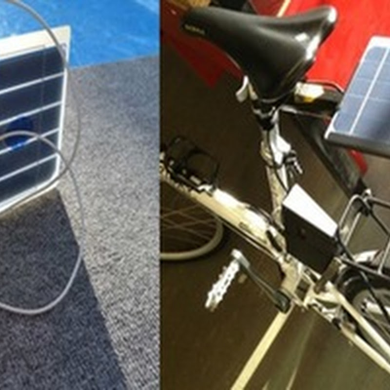 Cargador solar con puerto USB para tu bicicleta