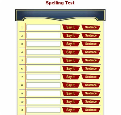 spelling city spelling test