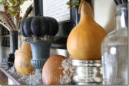 The Old Painted Cottage: Fall Mantel