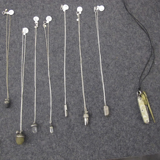 These necklaces were made by TV crafter Hosanna Houser.