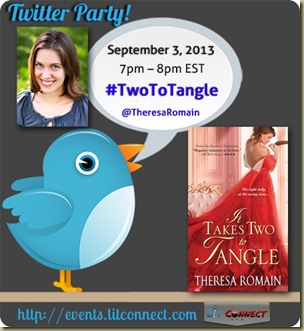 Theresa Romain-Twitter Party #TwoToTangle