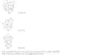 ピクピク ＆ シルシル ＆ コロコロ （gdgd妖精s）