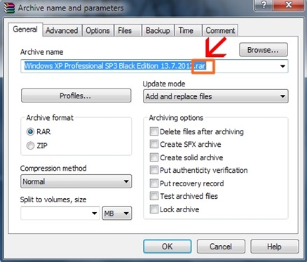 Cara membuat file iso dengan Winrar 02