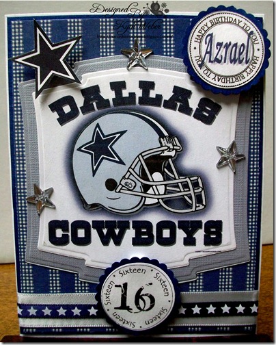 Dallas Cowboys Birthday Card