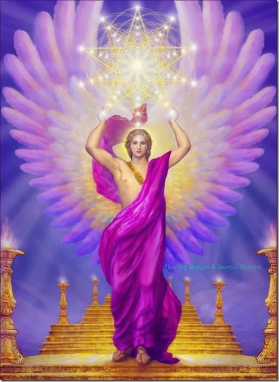 Metatron portando O Cubo Metatron portando O Cubo