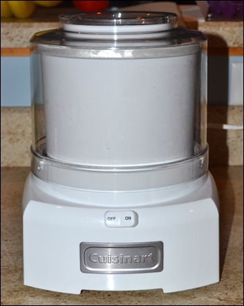 Cuisinart countertop ice cream maker