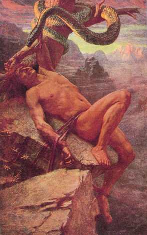 Loki Torment, Asatru Gods And Heroes