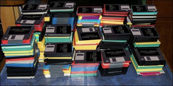 8 gb em disquetes