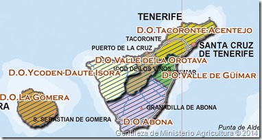 mapa tenerife