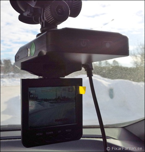 Videokamera-bil-försäkringsskäl