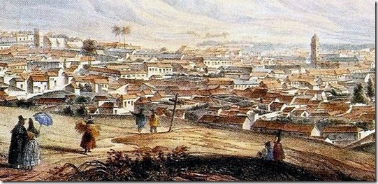Vista de Caracas en1839
