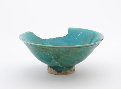 Bowl | Origin: unknown | Period: Glazed clay  "Glazed clay"  Glazed clay  Stone-paste decorated with glaze | Details:  Not Available | Type: H: 10.0  W: 23.0  cm| Iran | Size: F1905.250 | Museum Code:  Not Available | Photograph and description taken from Freer and the Sackler (Smithsonian) Museums.