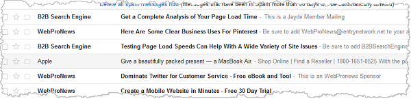 apple spam apple spam