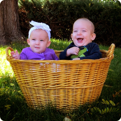 Liberty & Nehemiah 5 Month portraits