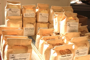 Flour organic stone ground wild hive farm