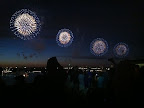The show, which featured 40,000 shells exploding, lasted almost 30 minutes.