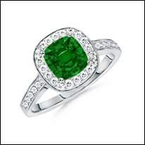 Cushion-Emerald-and-Diamond-Border-Ring-SR0152E-WG-AAAA-EM