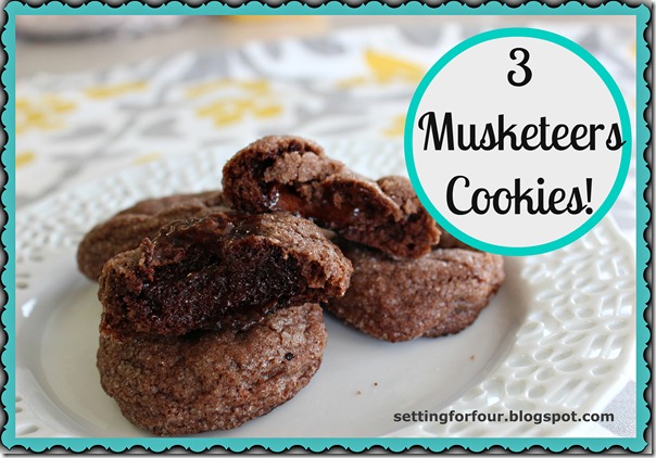 Three Musketeer Cookies from Setting for Four #diy #craft #gift #tutorial  #cookie #recipe