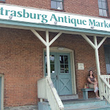 Debbie at an Antique Store