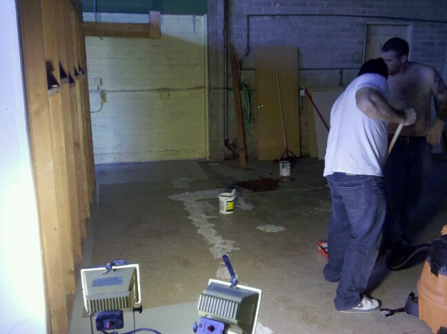 Hypnotica Gets Started On Rolling Out The Epoxy, Hypnotica