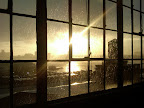 There was a sun shower over the Hudson River. We had a great view from the photo studio.