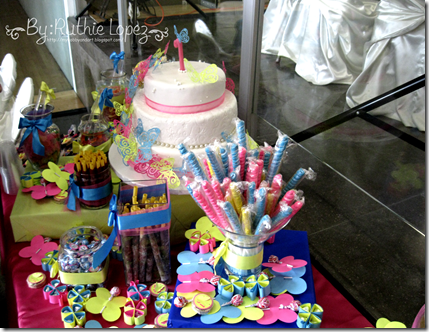 Bautizo - 1st Birthday Butterfly Themed - Butterfly Candy Bar - Baptism - Ruthie Lopez 4