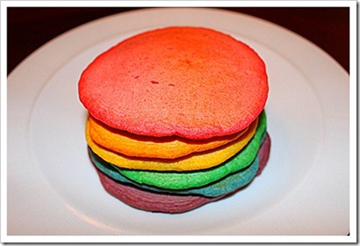 Rainbow Pancakes