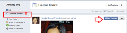 ตรวจสอบการ tag ภาพก่อนโชว์ใน facebook ตรวจสอบการ tag ภาพก่อนโชว์ใน facebook