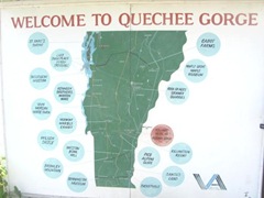 8.8.11 VT Quechee Gorge sign 8.8.11 VT Quechee Gorge sign