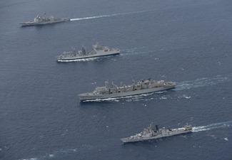 Exercise Malabar 2012 between Indian Navy & the US Navy [Wallpaper]