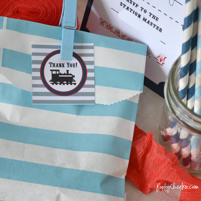 Free Train Party Printables by poofycheeks.com