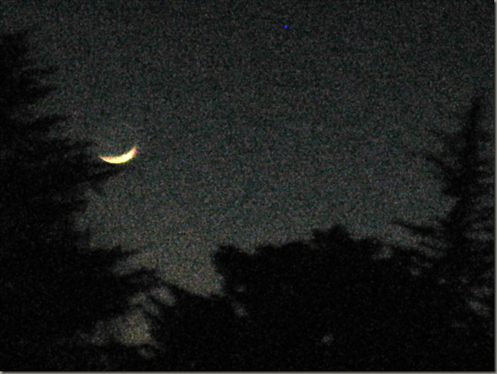 Xmas Eve Moonset