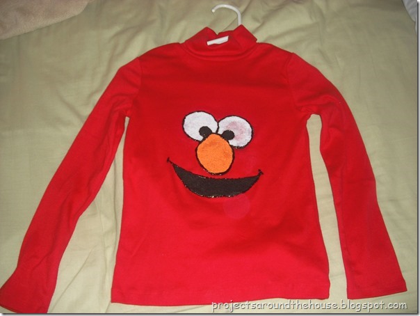 DIY Elmo Shirt DIY Elmo Shirt