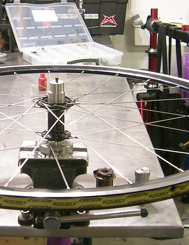 The driveside bearing fitted