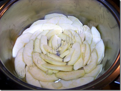 ricetta torta di mele e nocciole cotta in pentola (8)