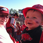 Spencer's First Razorback Game
