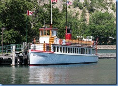1413 Alberta - Waterton Lakes National Park - town of Waterton - Waterton Marina Upper Waterton Lake - Historic M.V. International which has been in service since 1927