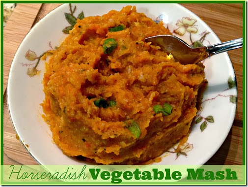 horseradish vegetable mash