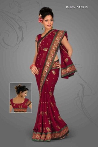 01-fancy saree from Mumbai