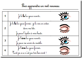 Pour apprendre un mot nouveau Pour apprendre un mot nouveau