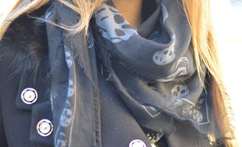 Alexander McQueen, Alexander McQueen Scarf, Skull, Skull Scarf, Alexander McQueen Skull Scarf