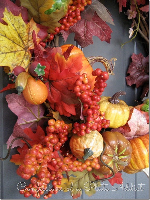 CONFESSIONS OF A PLATE ADDICT Pottery Barn Inspired Fall Wreath CONFESSIONS OF A PLATE ADDICT Pottery Barn Inspired Fall Wreath