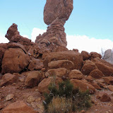 É neve!!!! - Balanced Rock -  Arches National Park -   Moab - Utah