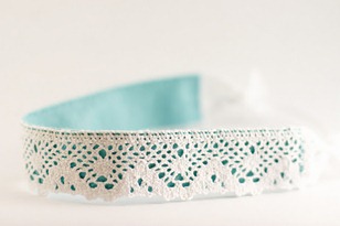 lace headband tutorial