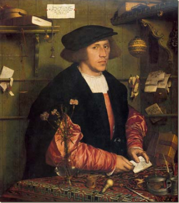Holbein, Portrait de Georg Gisze Holbein, Portrait de Georg Gisze