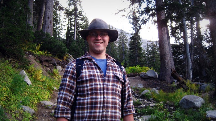 cute Taylor enjoying the hike to White Pine Lake