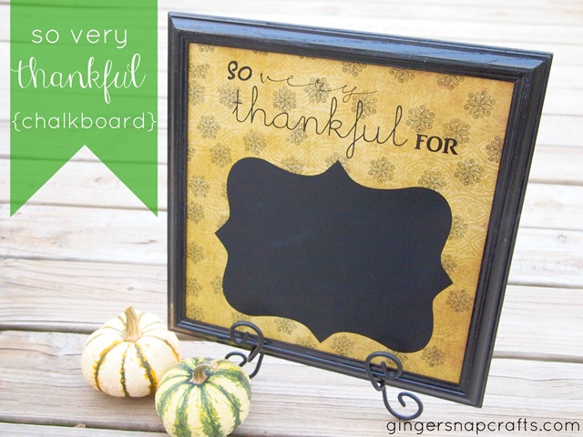 so very thankful chalkboard by Ginger Snap Crafts