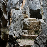 Shilin - narrow path through the stones