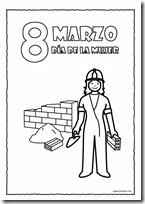 mujer construccion jugarycolorear 1 mujer construccion jugarycolorear 1