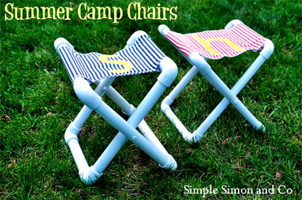 summer camp chairs tutorial